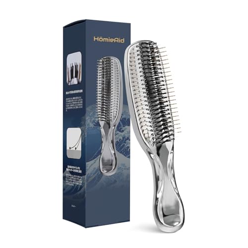 【スカルプケアブラシ】ウェットブラシ ヘアブラシ HomieAid くし 髪の毛 サラサラ シャンプーブラシ 絡まない 美髪育てる頭皮ブラシ 静電気防止 ヘアケア ソフト ウェットブラシ 髪くし 乾湿両用 コンパクト もつれ解消 ツヤ出し 誕生日プレゼント 抜け毛予防 レディース 人気