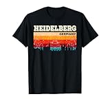 Mein Heidelberg Skyline Deutschland Heimat Stadt Souvenir T-Shirt