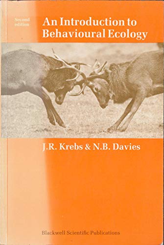 An Introduction to Behavioural Ecology 0878934286 Book Cover