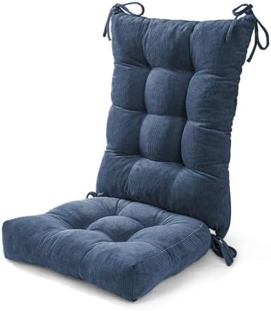 Rocking Chair Cushion, Non-Slip Comfortable Rocking Chair Cushions Indoor Tufted Seat and Back Cushion Set for Balcony Nursery Patio