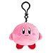 TOMY T12977 Mocchi Nintendo Smiley Kirby Peluche 10 cm pour Les Fans de Jeux rétro, Jouet à Clipser, Gadgets de Bureau et Accessoires de Bureau pour Les Enfants à partir de 3 Ans