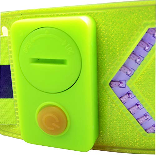 DECDEAL Correia reflexiva do diodo emissor de luz do controlo remoto sem fio 2.4G com visibilidade a