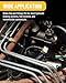 Turnirace 25 ft 3/16in Zinc-Plated Brake Line Flaring Tool Kit, Includes 3-in-1 Tube Bender, Double & Single Flaring Tool Set, 1 Tube Cutter, 2 Threads Unions, 20 Fittings