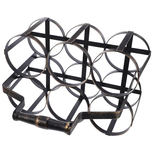 Panier à vin en fer anti entrechoquement avec anse pour transport sûr - 2