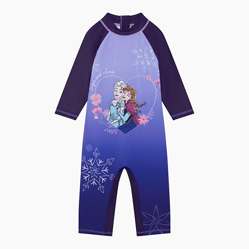 Sun suit Frozen Disney filles maillot de bain anti-UV Reine des Neiges