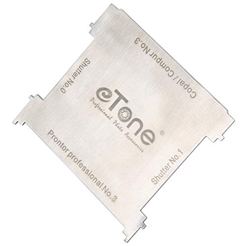 eTone Chiave professionale in acciaio inox per riparazione obiettivo, strumento di apertura per fotocamere di grande formato