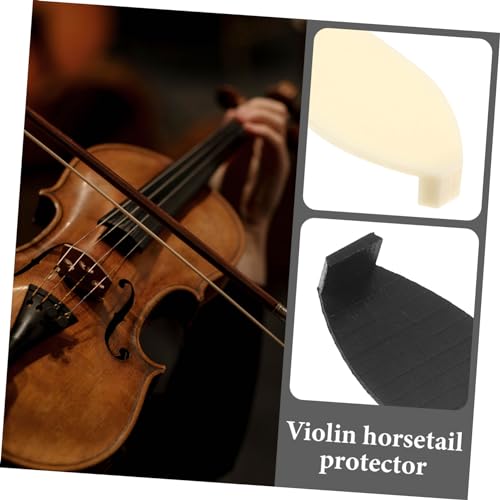 VICASKY 10pcs Plastic Violin Bow Tips Fittings for String Instruments Durable and Wear-resistant Cello Bow Parts Easy Replacement for Music Schools and Teachers - Thumbnail 6