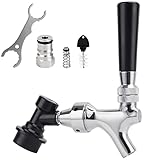 Dbgogo Beer Faucet Ball Lock Kit, Homebrew Stainless Core Chrome-Plated Brass Draft Beer Tap...