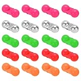 PATIKIL Billes à Double Cliquetis pour la Pêche, 1,2 