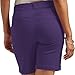 AQAYL Bermuda Shorts for Women High Waisted Twill Butt Lift Lightweight Stretch Casual Golf Shorts with Pockets Dark Blue