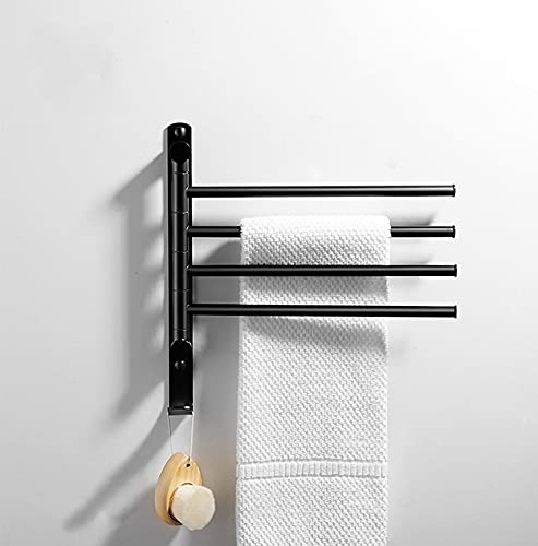 Porte-serviettes de bain mural pour optimiser l'espace de la douche
