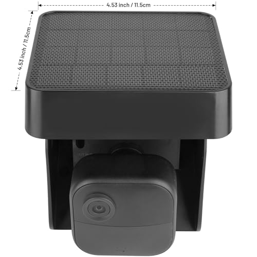 Image of 2PACK Solar Panel Charging Mount Compatible with Blink Outdoor 4 (4th Gen) /(3rd Gen) XT3 /XT2 /XT,Blink Outdoor 2K+ Camera,Weatherproof,Internal 3300mAh Rechargeable Battery Continuously for 365 Days