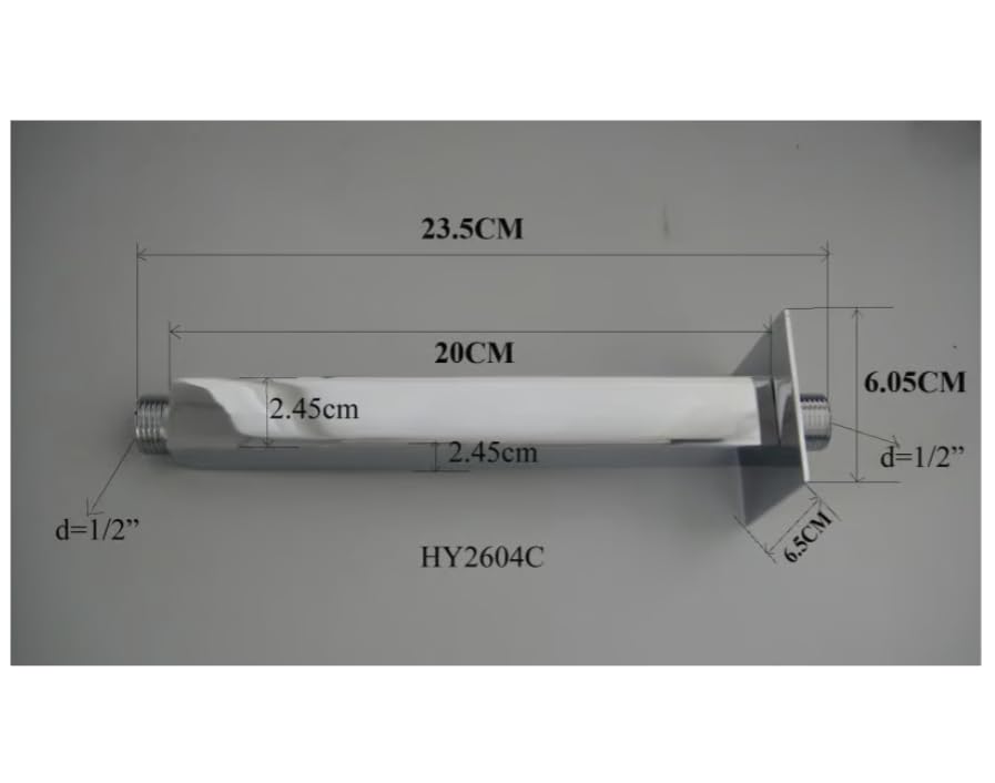Braccio per soffione doccia 2604C - 20 cm
