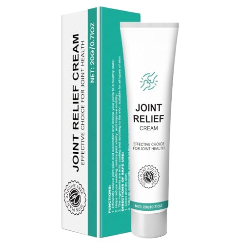 Crema de de la articulación, ungüento de cuidado muscular, crema de de cuello y rodilla, propiedades antiinflamatorias y fácil de aplicar, no grasiento, 20 g, para el cuerpo de la rodill