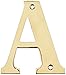 Deltana RL4A-CR003 4-Inch Residential Letter A House Board