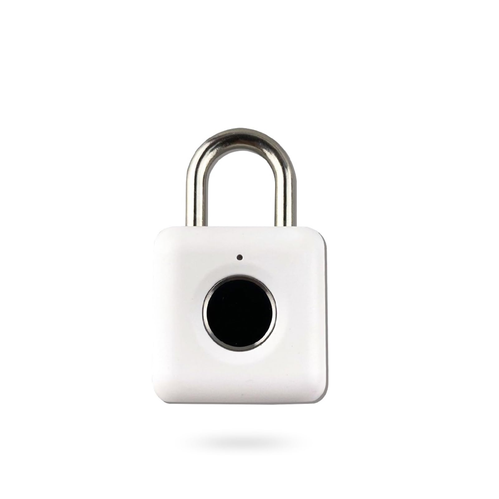 Safe Box, Smart Finrprint Padlock Quick Unlock Keyless USB Recharable Travel Case Drawer Portable Anti Theft Safety Lock(Plastic case)