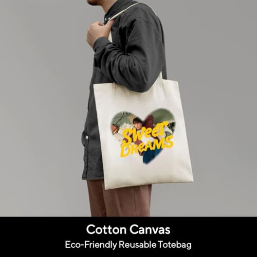Image of BTS J-Hope Sweet Dream Tote Bag for College, Travelling, Shopping, Office, Beach & Daily Use, Ecofriendly & Reusable, Premium Canvas Cotton