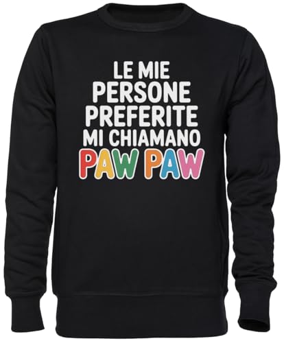 Sweat-shirt Noir en jersey pour vos moments de détente en famille
