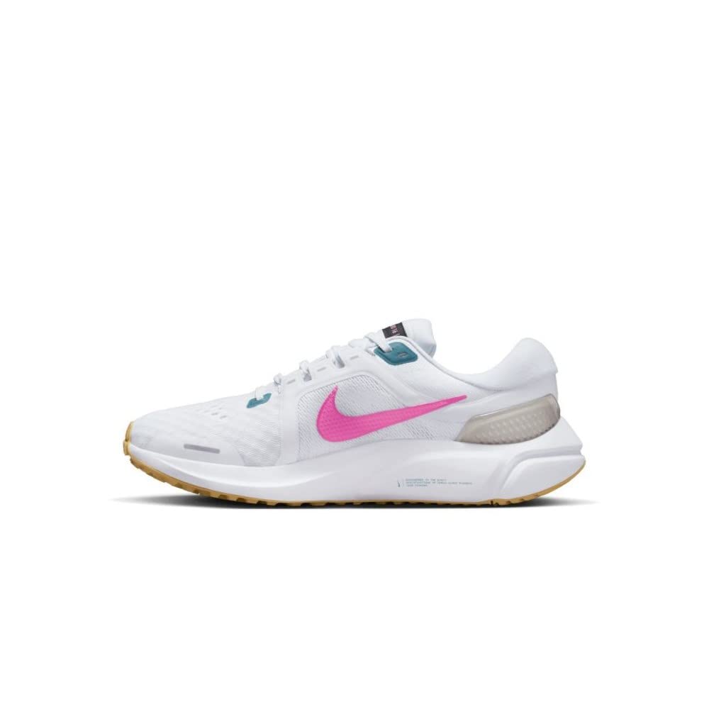 Nike Women's Gymnastics Sneaker, White Pink Magic Noise Aqua White Wash Gold, 11
