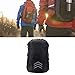 Backpack Rain Cover, Waterproof Lightweight Oxford Cloth Backpack Cover Black Reflective Rucksack Rain Cover for Hiking Camping Traveling(60L)