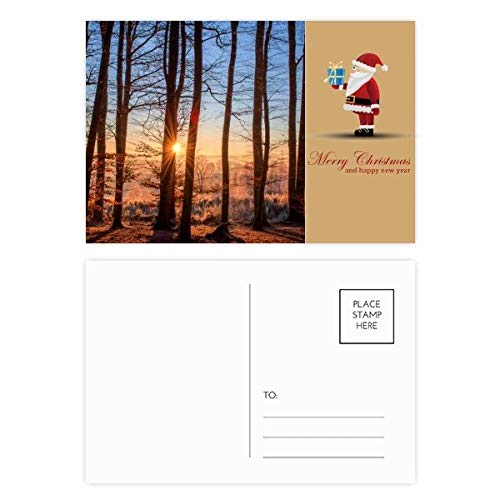 Cartes postales Père Noël collection Dark Forestry Science Nature lot cadeau de 20 pièces