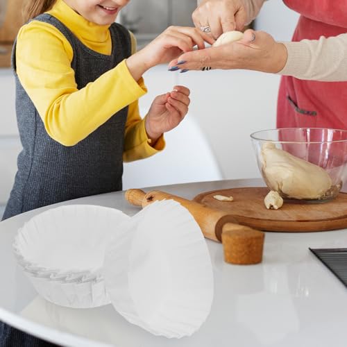 Papel de hornear para repostería Operitacx de silicona blanco resistente al aceite 7