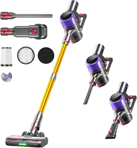ZVSAHYX Cordless Stick Vacuum 650W 55000Pa 70 Min