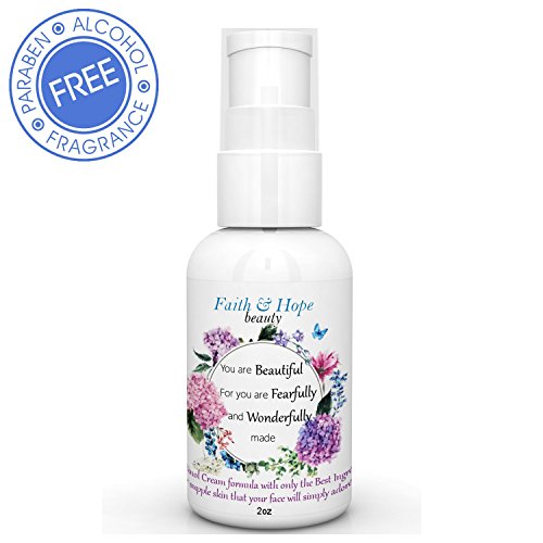 Retinol Cream 2.5%, Organic with Hyaluronic Acid, 2 oz