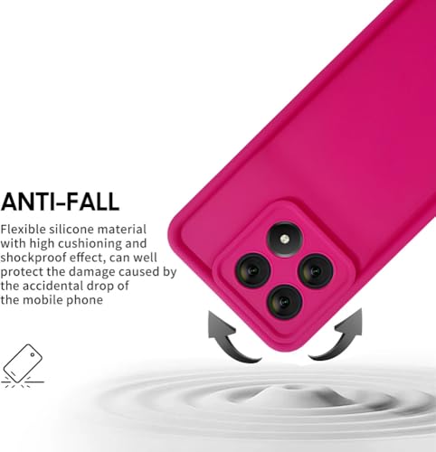 Image of Scalebee Back Cover for Poco X6 Pro 5G / Mi Redmi K70E 5G | Full Camera Protection | Liquid Silicon Case | Flexible Bumper Case for Poco X6 Pro 5G / Mi Redmi K70E 5G (Pink)