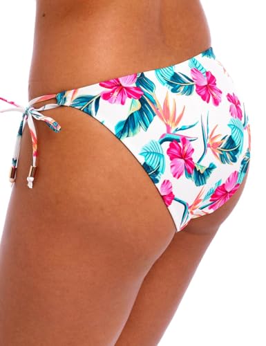 Freya Palm Paradise Tie-Side Bikini Bottom L, White3