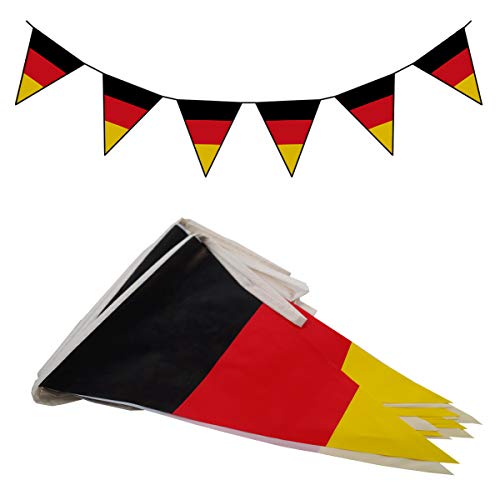 Goodymax® Wimpelkette 10 m Deutschland - viele weitere Farben & Farbkombinationen zur Auswahl