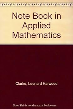 Hardcover NOTE BOOK IN APPLIED MATHEMATICS Book