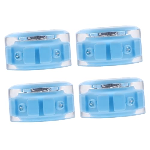 HONMEET Roller Skate Accessories 4pcs Double Row Skate Wheels Wear-resistant Outdoor for Roller Skating
