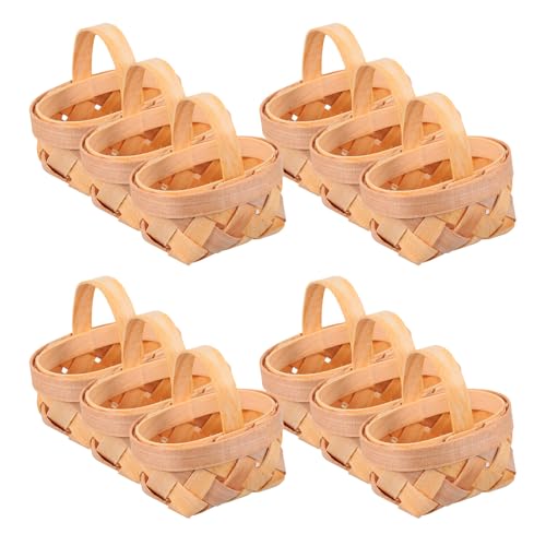 Mini paniers tissés Toyvian parfaits pour vos décorations de fête