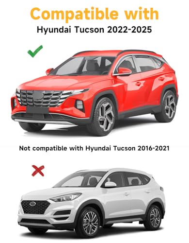 Image of in-Channel Window Visors Rain Guards for Hyundai Tucson 2022-2026
