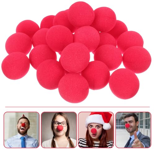 EXCEART 50Pcs Red Clown Sponge Nose Balls for Circus Costume Masquerade Party Carnival Decorations and Halloween Props by EXCEART - Image 9