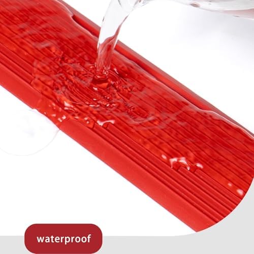 Non-Slip Stair Tread Edge Protectors - Triangular Serrated Texture, Self-Adhesive Stair Nose Trim for Indoor/Outdoor Use, Increased Friction, White, 6cm