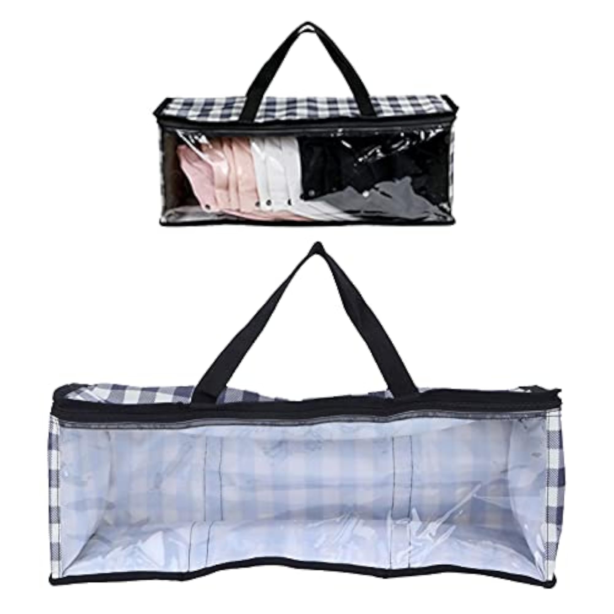 Waterproof Clear Storage Bag with Strong Handles & Zippers