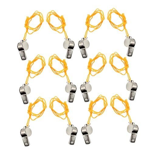 24 Silbatos de Seguridad con Cordón para Entrenadores y Árbitros miniatura 1