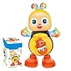 ZHUMCCY Juguete De Abeja, Abejita Bailarina Juguete con Luces Y Música, Juguetes Eléctricos Musicales Juguete De Abeja, Juguetes Musicales Juguete De Abeja, Juguetes Musicales Interactivos