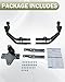NIXFACE Rear Bumper Bar W/Hitch Kit Zero-Turn Mowers Replacement Compatible with John Deere Z235 Z255 Z335E Z335M Z345M Z345R Z355E Z375R