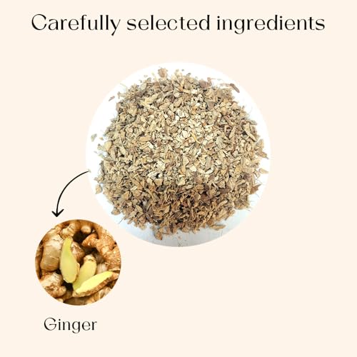 image for Blendart Ginger Tea Bags, 100 Teabags, 2g/bag - 100% Pure Ginger Root 