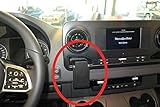 Pro Clip Fahrzeughalter 213556 passend für Mercedes Benz Sprinter 2019-2020. Montageposition: Mittelbefestigung EXTRA STABIL für linkslenkende Fahrzeuge, passend für alle Brodit Gerätehalter