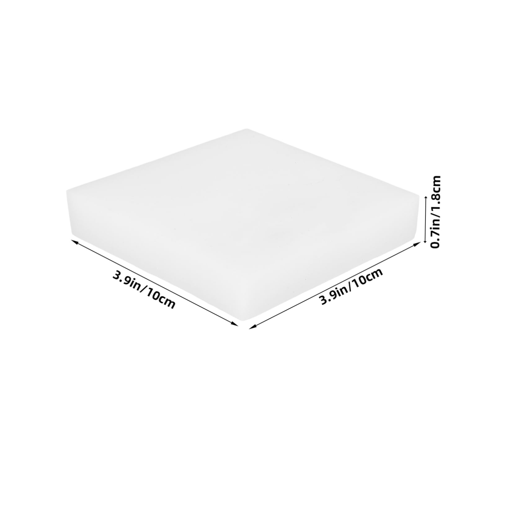 CIYODO Vibration Pad 20mm Solid Silicone Noise Reducing Mat for Washing Machine Vibration Control Floor Mat