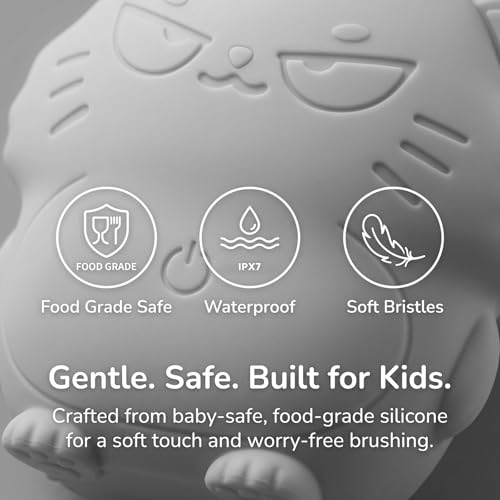Image of Kids U-Shaped Sonic Electric Toothbrush, Cartoon Design 360 Deep Cleaning, IPX7 Waterproof Auto Toothbrush for Toddlers(7-15 AG)