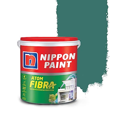 Image of Nippon Paint Atom Fibra 2 In 1 Interior & Exterior Emulsion 1 L Greens (Courtyard)