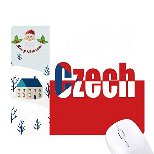Tapis de souris drapeau tchèque cadeau de noël maison ordinateur portable bureau