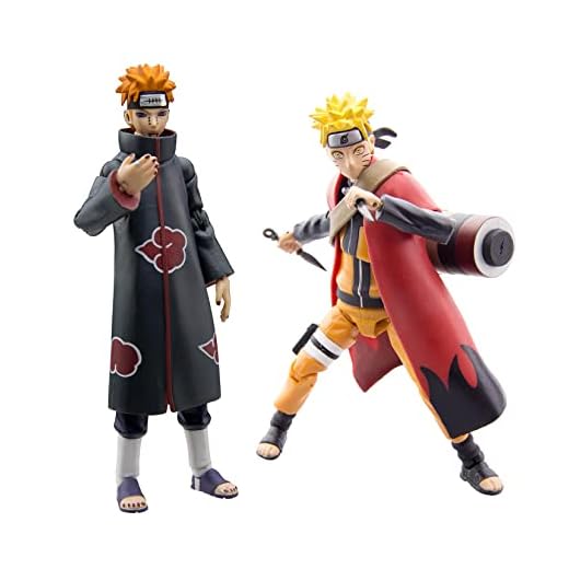 Pack Sage Mode Naruto Vs Pain 2 Figuras 10 cm Naruto 25th Anniversary SDD