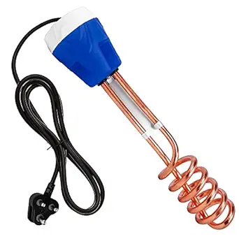 MI STAR Pure Copper Travel Portable Immersion Water Boiler Heating Element Heater Rod with Full Water and Shock Proof (2000W)