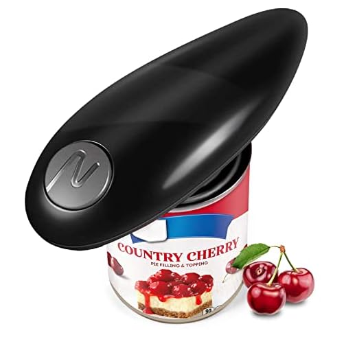 Electric Can Opener, Open Your Cans with A Simple Push of Button, Automatic Can Opener Smooth Edge, Electric Can Openers for Kitchen Arthritis and Seniors, Best Kitchen Gadget for Almost Size Can